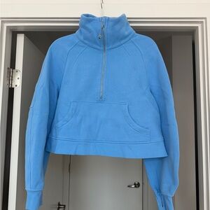 Lululemon Women's Blue Half-Zip Pullover